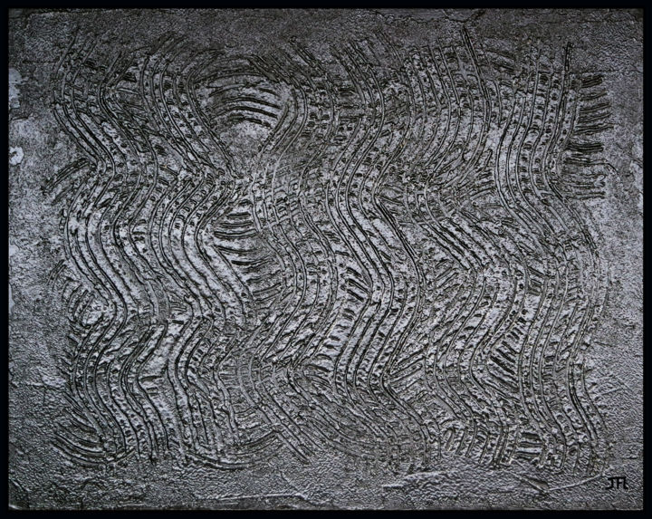 Ondulations 绘画, 31.9x39.4 in