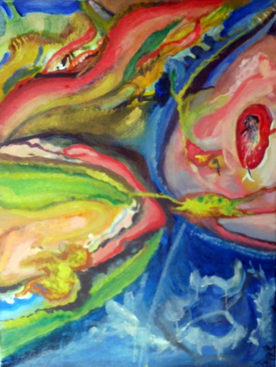 Peinture intitulée "Nova V" par Juan Luis Gandulfo, Œuvre d'art originale, Acrylique
