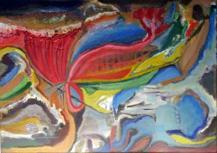 Peinture intitulée "Nova 7" par Juan Luis Gandulfo, Œuvre d'art originale, Acrylique