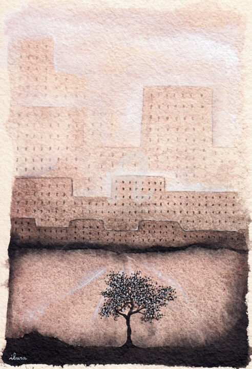 Drawing,  11.8x8.3 in 