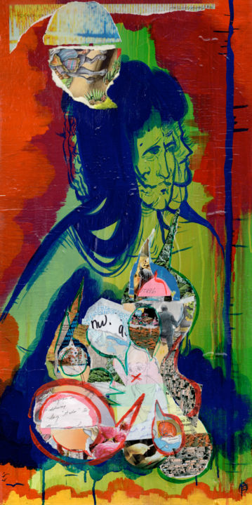 Reagan 绘画, 30x15 in
