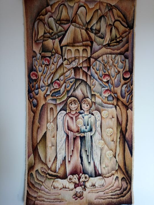 Tekening getiteld "Easter" door Nino Tsiklauri, Origineel Kunstwerk, Anders