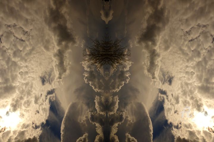 Photography titled "Esprit maternel-mes…" by Miroir Planétaire Blanc, Original Artwork, Manipulated Photography
