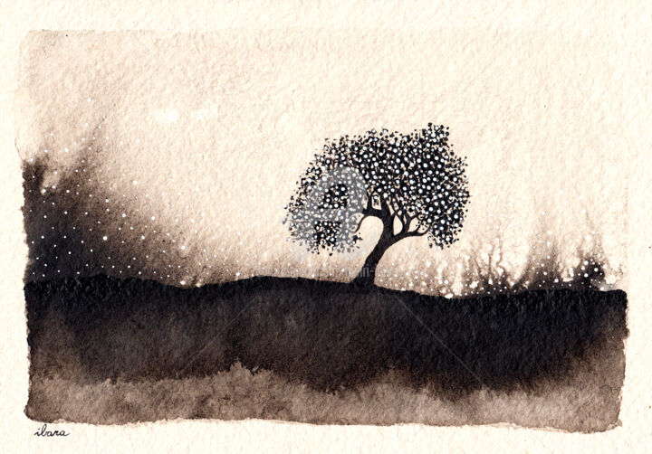 L'arbre capteur d'énergie 图画, 8.3x11.8 in