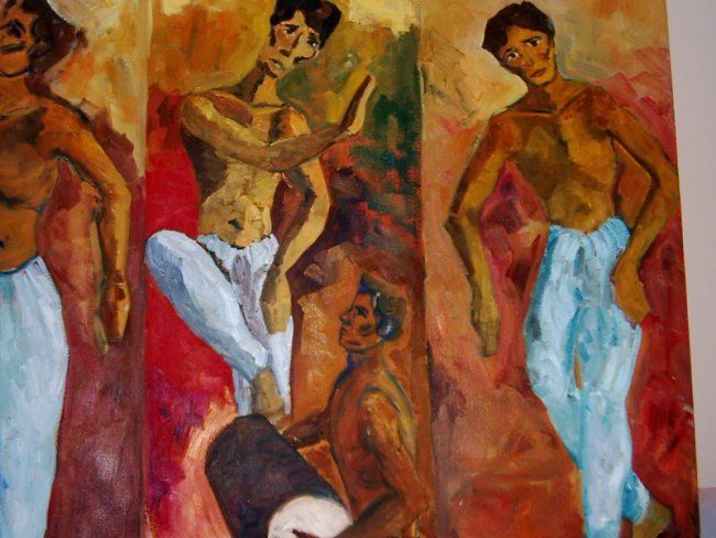 Painting titled "Art collection" by Johara, Original Artwork