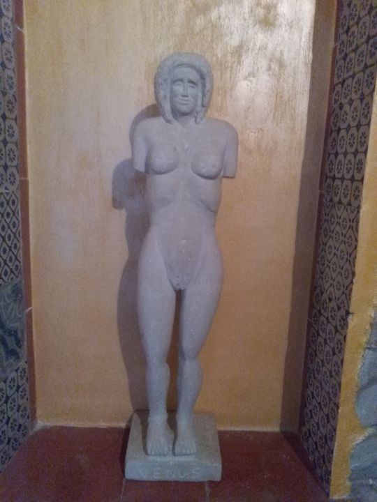 Scultura intitolato "VENUS" da Nazareno Spinelli, Opera d'arte originale, Pietra