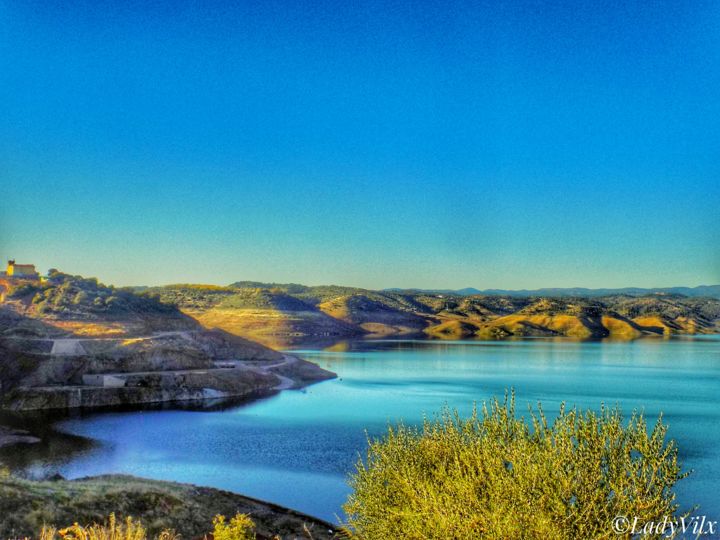 Photography titled "Lago azul" by Lady Vilx, Original Artwork