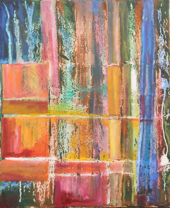 Peinture intitulée "d306" par Philip Moreau, Œuvre d'art originale, Acrylique