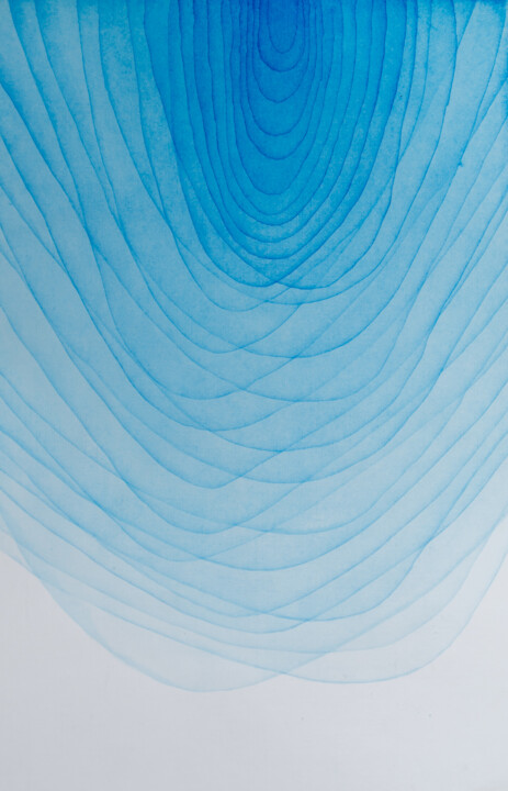 Schilderij getiteld "series "For one ano…" door Olga Drozd, Origineel Kunstwerk, Aquarel