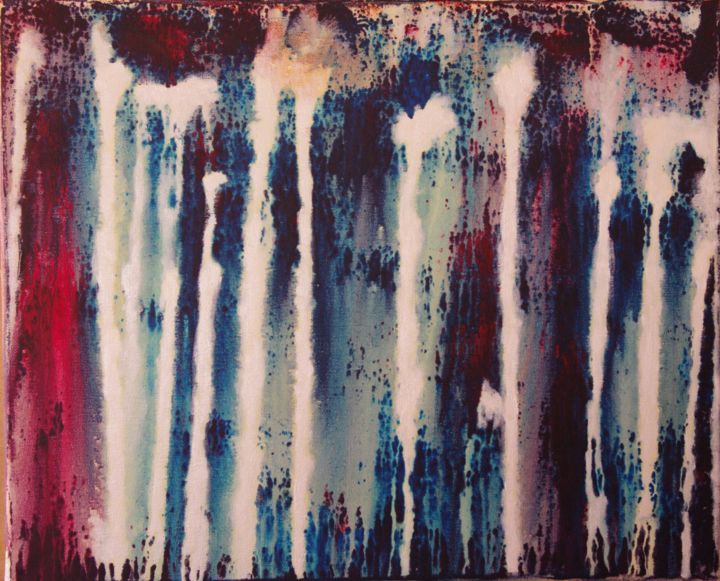 Peinture intitulée "k20d02" par Philip Moreau, Œuvre d'art originale, Acrylique