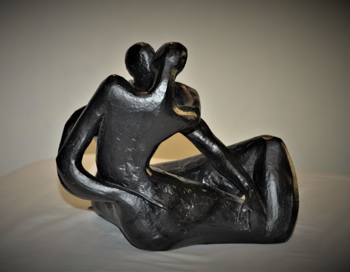 Le triangle 雕塑, 6.1x16.9 in