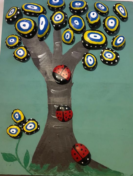 Sculptuur getiteld "árbol en flor" door Raúl Redondo, Origineel Kunstwerk