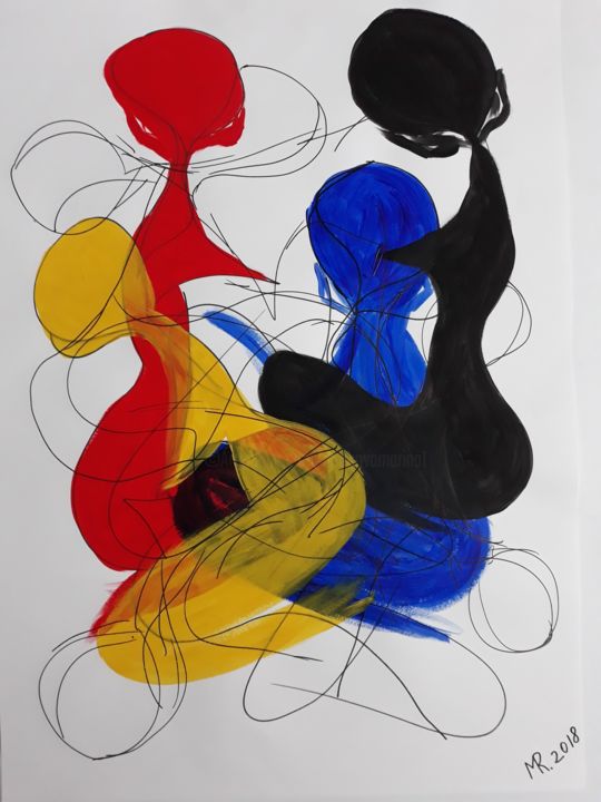 "Love-3." 图画, 27.6x19.7 in
