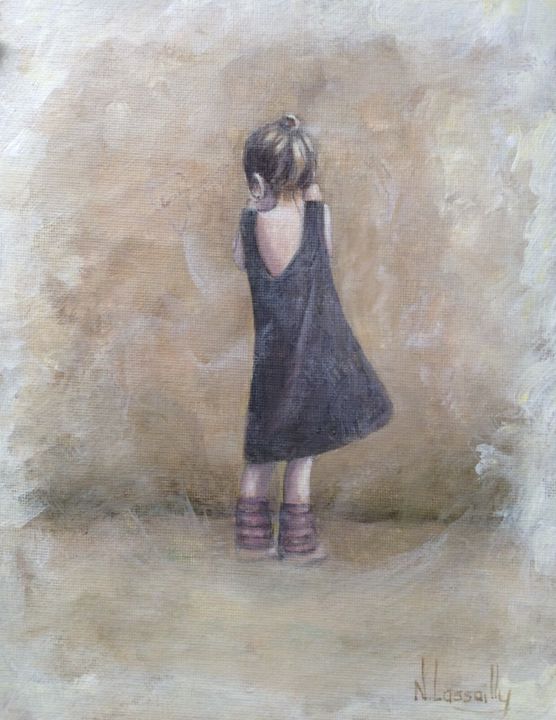 Painting titled "Libre expression !…" by Noëlle Lassailly, Original Artwork, Acrylic