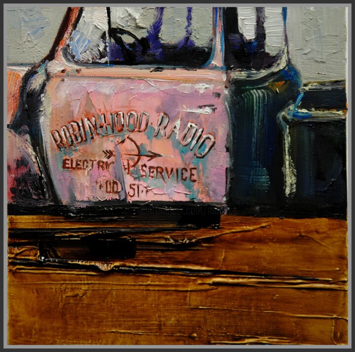 Peinture intitulée "Hors service" par Jicé, Œuvre d'art originale