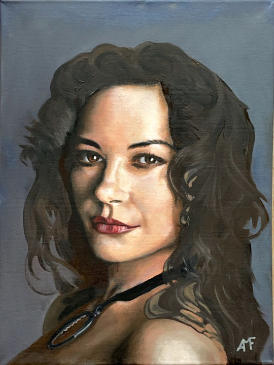 Peinture intitulée "Belle gueule 6" par Arnaud Feuga, Œuvre d'art originale, Huile