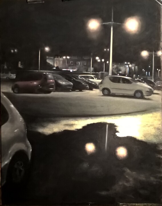 Peinture intitulée "Les dormeuses" par Alain Fortier, Œuvre d'art originale, Pastel