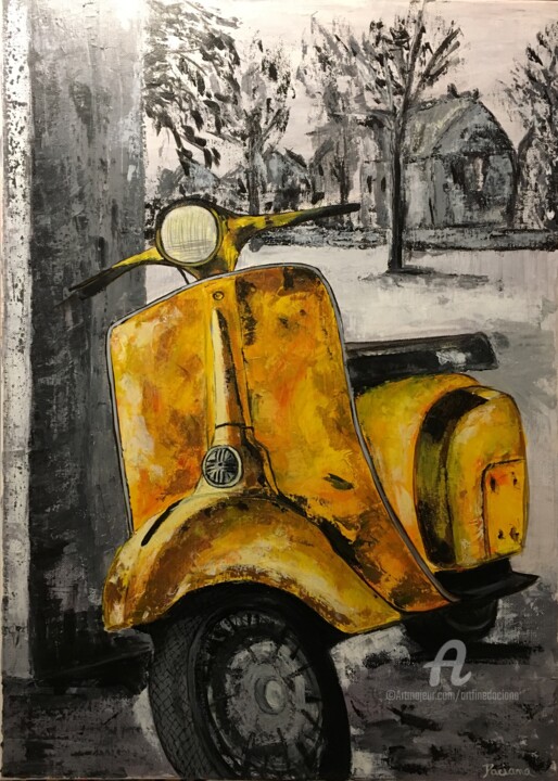 Painting titled "Joy of life" by Daciana, Original Artwork, Acrylic