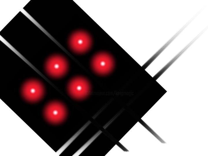 Arte digitale intitolato "Snooker" da Keep Magic, Opera d'arte originale, Pittura digitale
