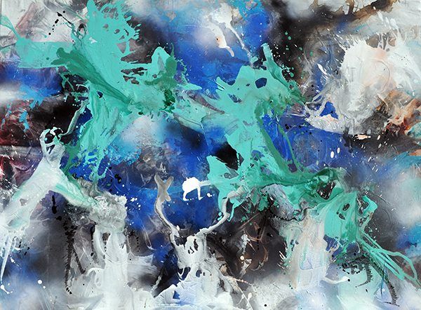 Untitled 绘画, 55.1x74.8 in