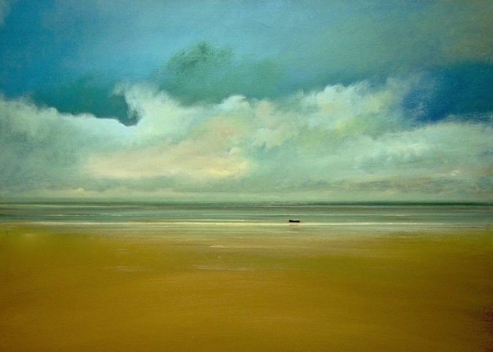 Painting titled "Morning Tide" by Michael Marrinan, Original Artwork