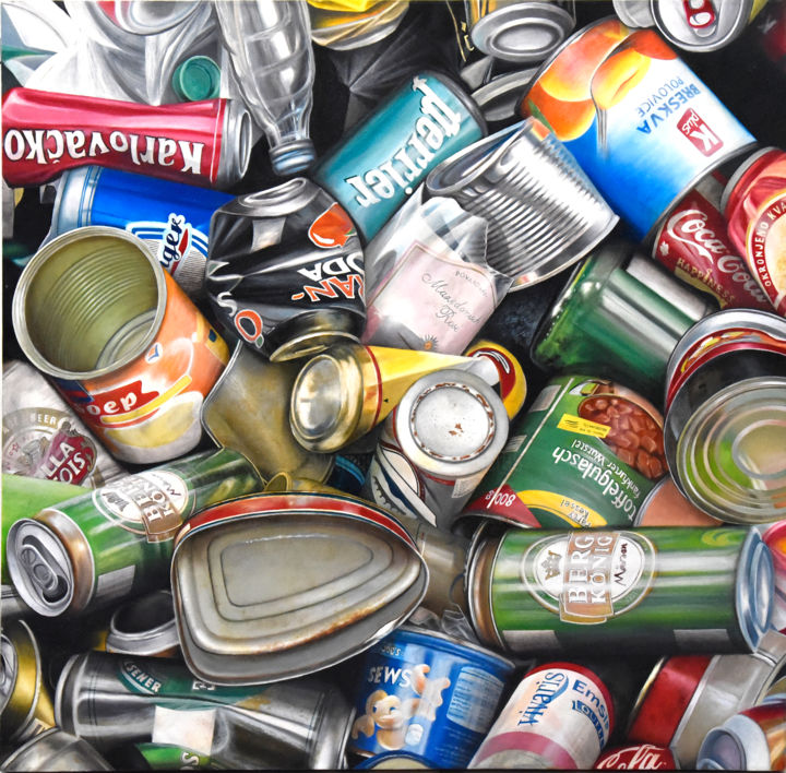 Peinture intitulée "Natural park of Cro…" par Mc_garbage, Œuvre d'art originale, Huile