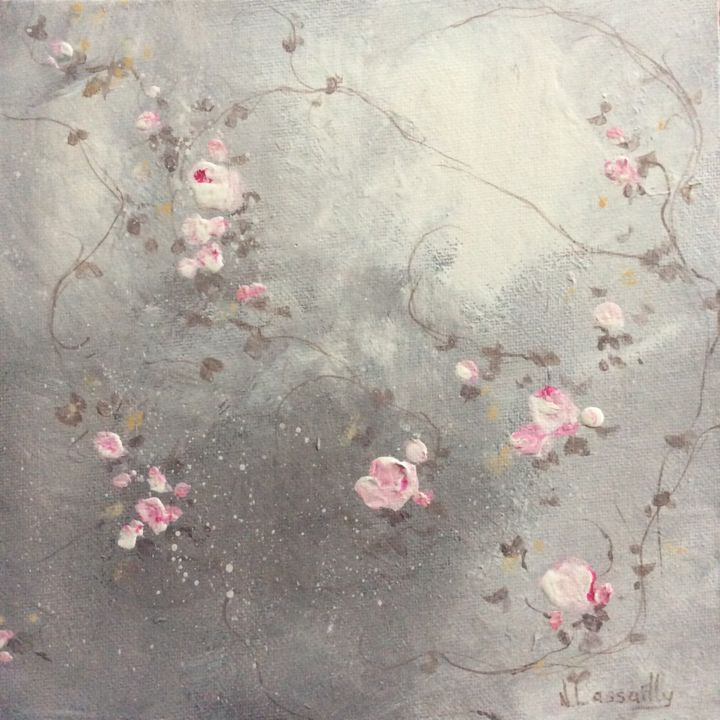 Painting titled "Arméla - 700" by Noëlle Lassailly, Original Artwork, Acrylic