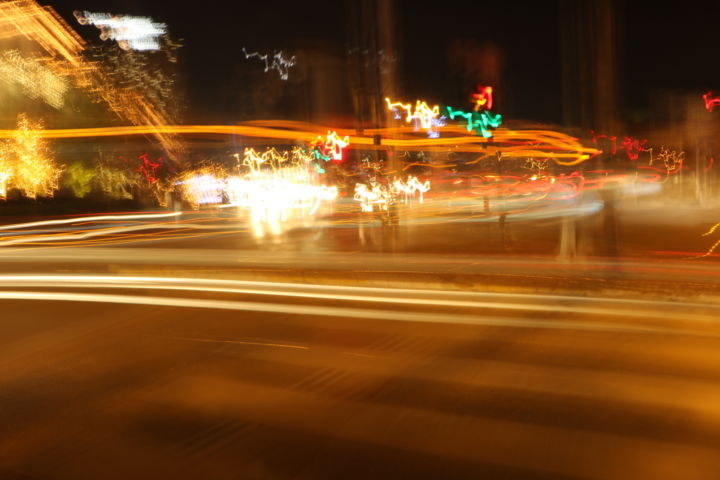 Fotografie getiteld "Slow night!" door Humeyragonen, Origineel Kunstwerk