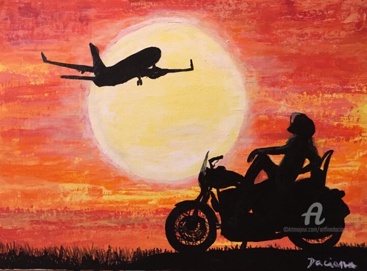 Pintura titulada ""One more perfect d…" por Daciana, Obra de arte original, Acrílico