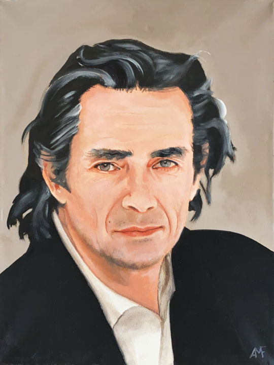 Peinture intitulée "Belle gueule 4" par Arnaud Feuga, Œuvre d'art originale, Huile