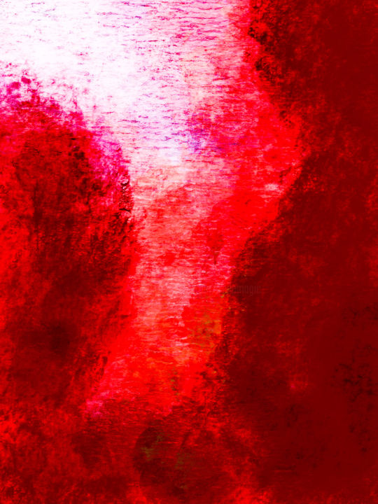 Digital Arts titled "Lava Flow" by Keep Magic, Original Artwork, Digital Painting