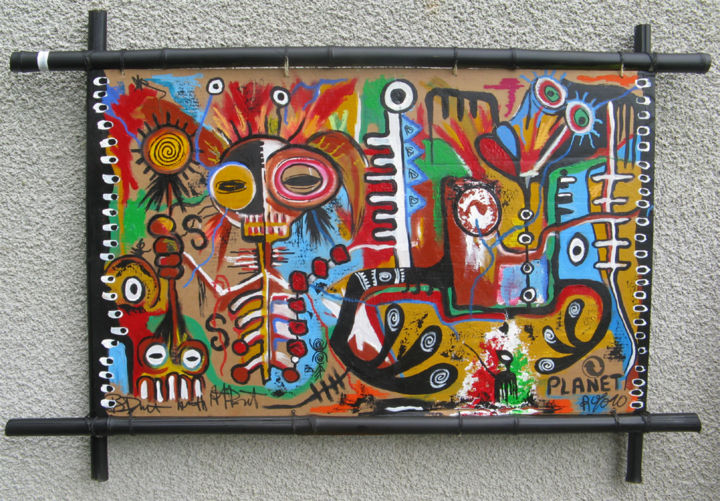 "Sans titre sur cart…" başlıklı Tablo Jean Jacques Royo tarafından, Orijinal sanat, Akrilik