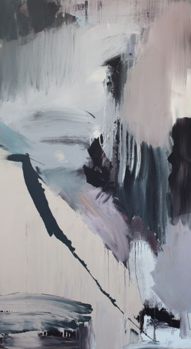 Schilderij getiteld "After the rain" door Andrii Yanovych, Origineel Kunstwerk, Acryl