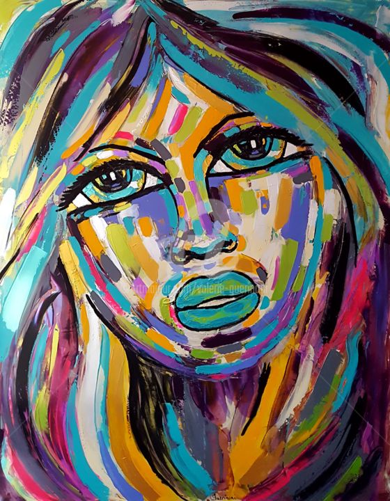 Regard bleu.