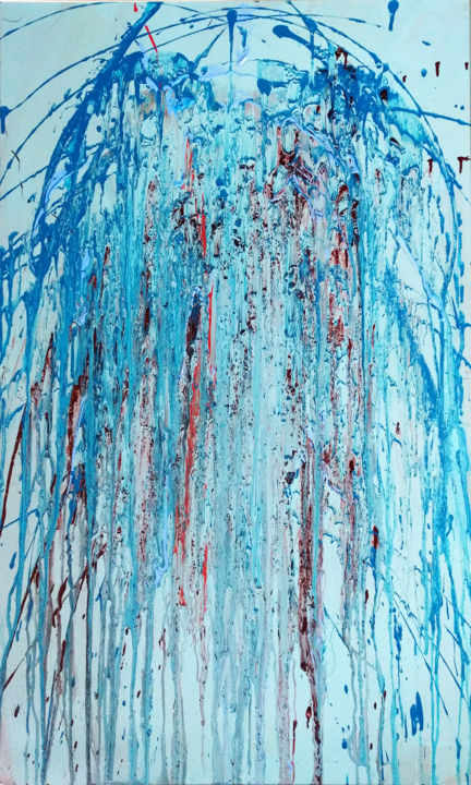 Pintura intitulada "Thoughts on Medicine" por Oberlin The Artist, Obras de arte originais, Acrílico