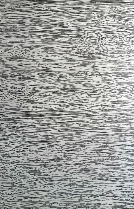 图画 标题为“water#170329” 由Pengxiang Xu, 原创艺术品, 铅笔