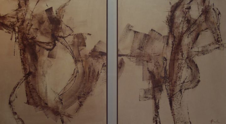 Cycle of life 绘画, 31.5x55.1 in