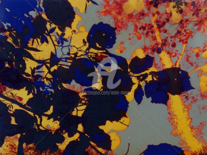 A l'ombre des feuillages #1 Collages, 5.1x7.1 in