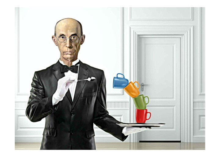 "Mr Wood in Her Maje…" başlıklı Dijital Sanat Jean-Marie Gitard tarafından, Orijinal sanat, Dijital Kolaj