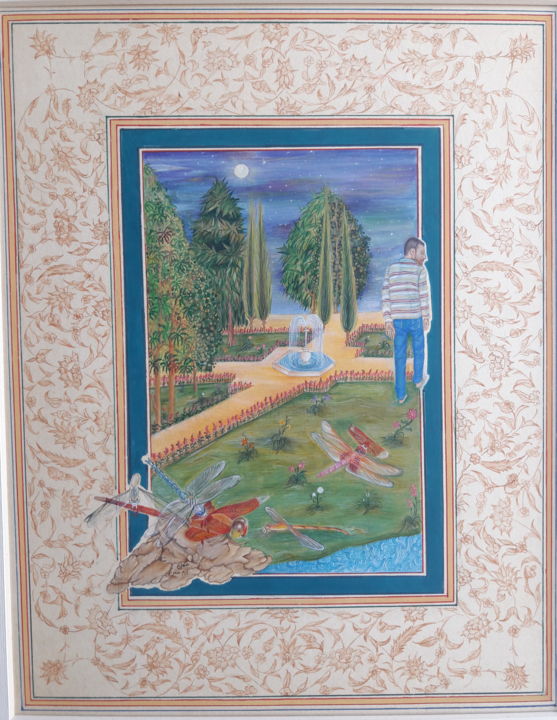 Painting titled "Kindness" by Ali Hassan, Original Artwork, Gouache