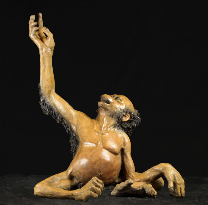 Sculptuur getiteld "mon arbre!!!" door Vassil, Origineel Kunstwerk, Metalen