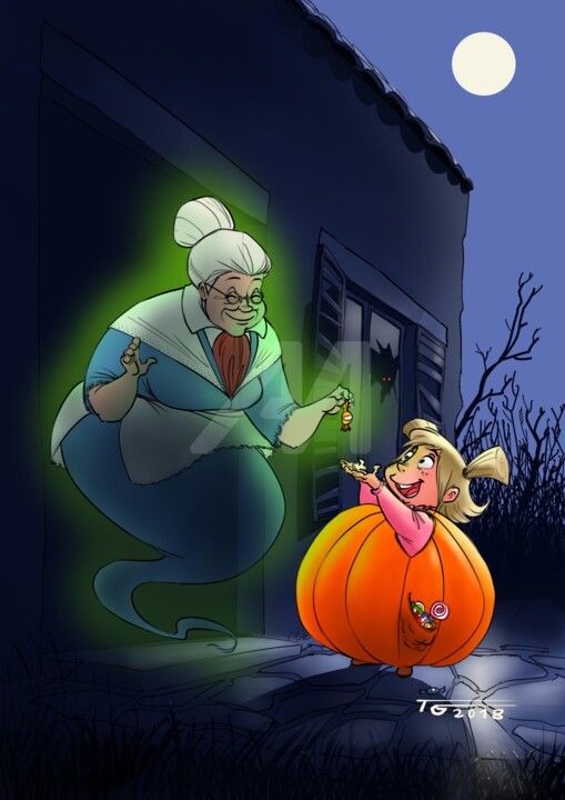 "fantôme" başlıklı Resim Thierry Goulard tarafından, Orijinal sanat, Dijital Fotoğrafçılık