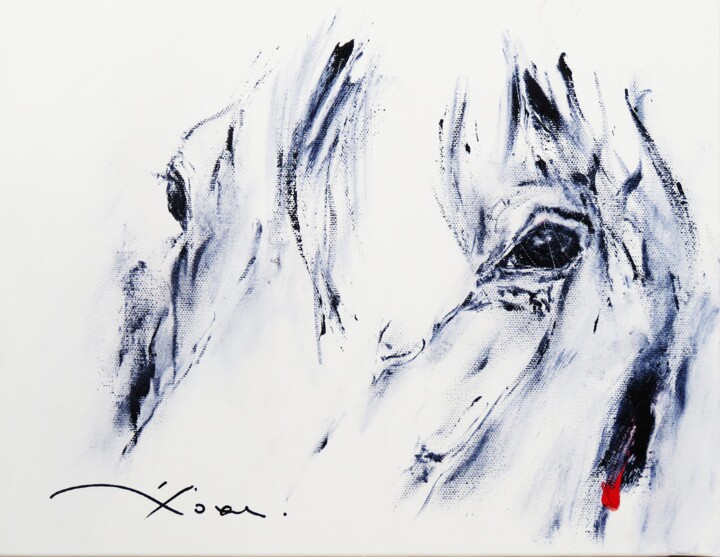 418_d'yeux 绘画, 10.6x13.8 in
