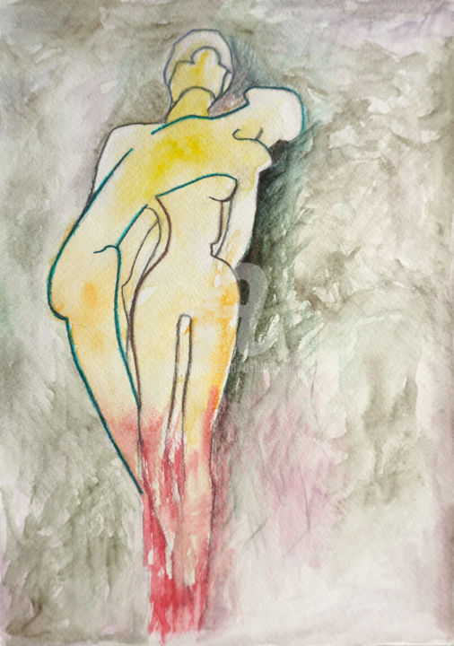 Jestem, nie jestem 绘画, 11.4x8.3 in