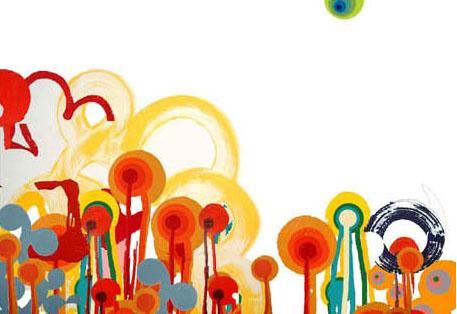 Painting titled "Cluster2" by Hugh Mccarthy, Original Artwork