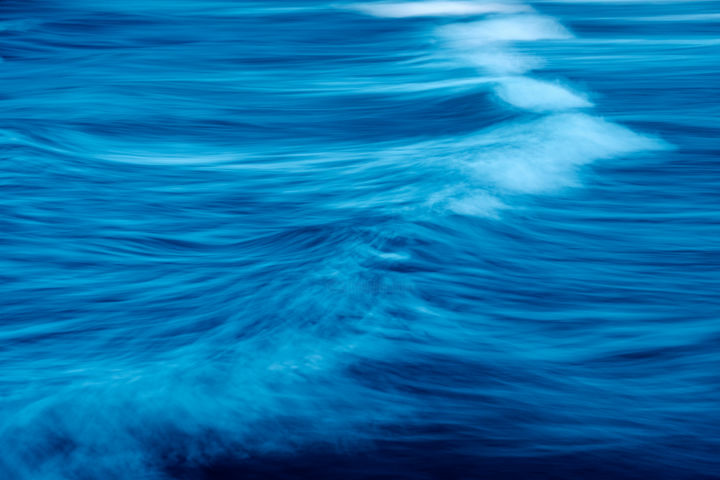 Photography titled "BLUE WAVE, Small Ed…" by Benjamin Lurie, Original Artwork