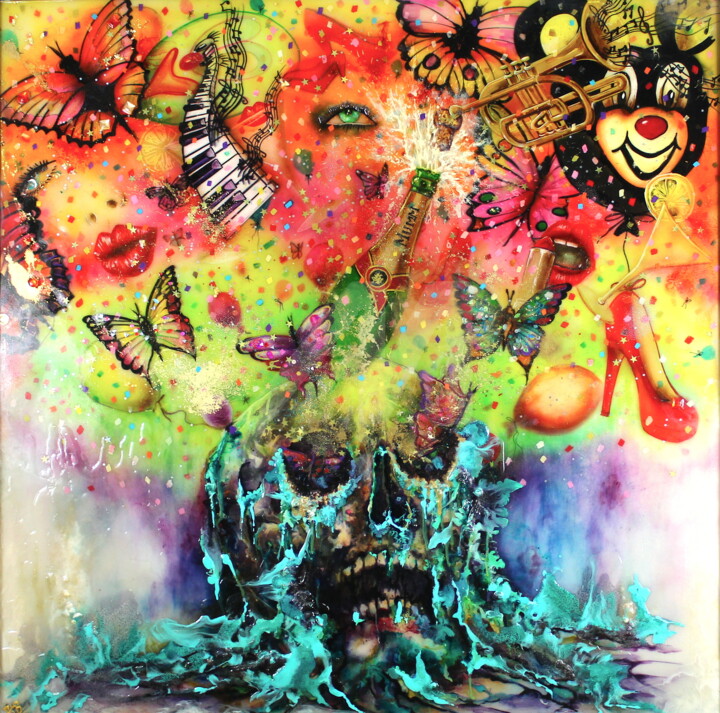 PANDORA 绘画, 39.4x39.4 in