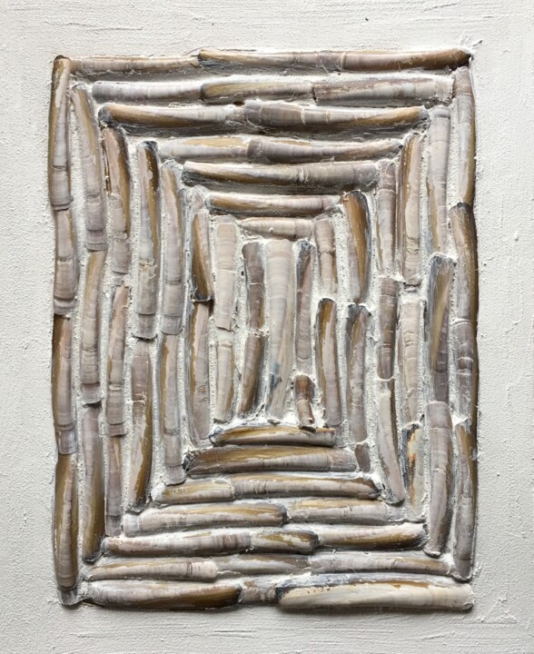 Collages titled "aBstraction" by Koki, Original Artwork, Collages