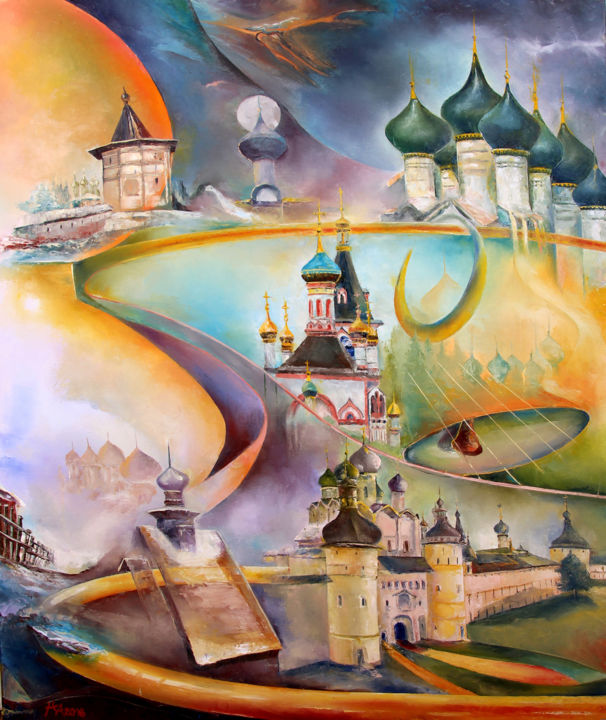 L'ANNEAU D'OR - N°8 绘画, 45.7x35 in