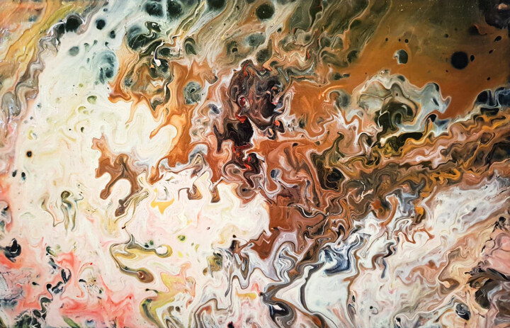 Painting titled "Dissolving the Ego" by Antonio Bagia, Original Artwork, Acrylic